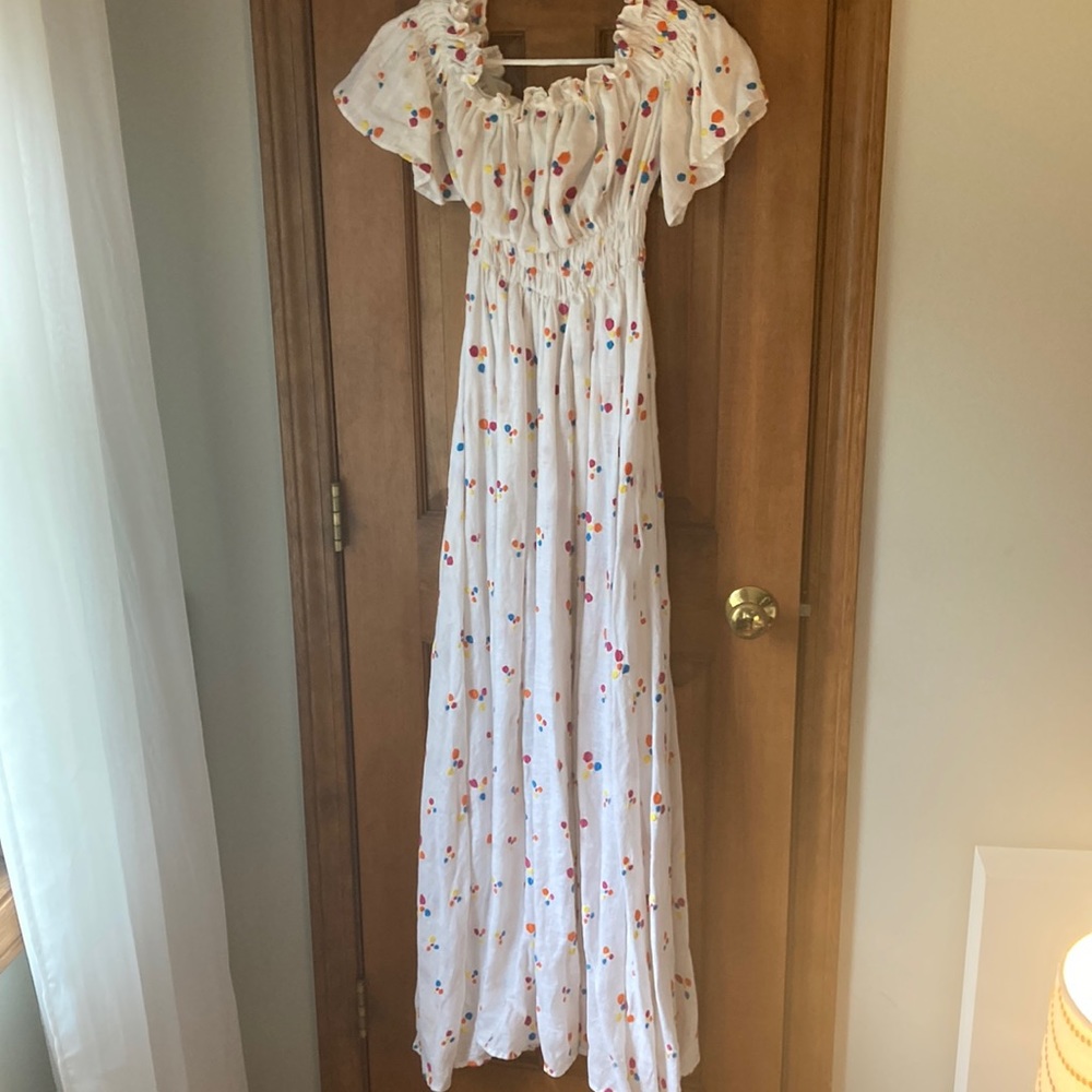 Beautiful off the shoulder maxi dress
